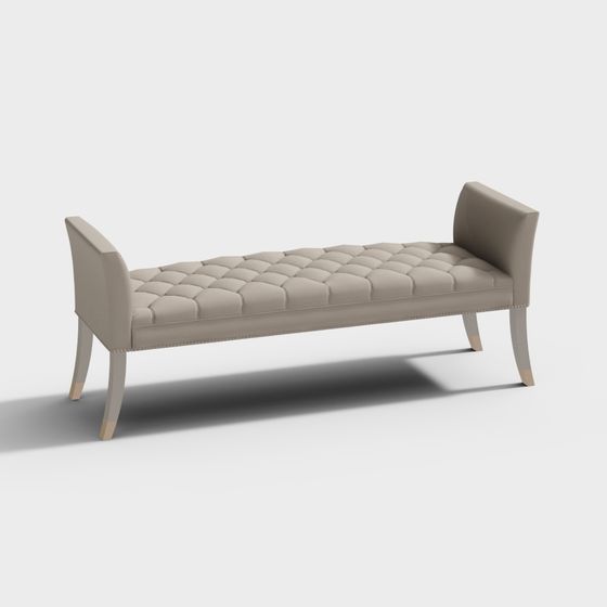Classic Sofa Bed 3D model for Modern Spaces