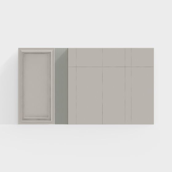 Urban Panel 3D model for Modern Aesthetics
