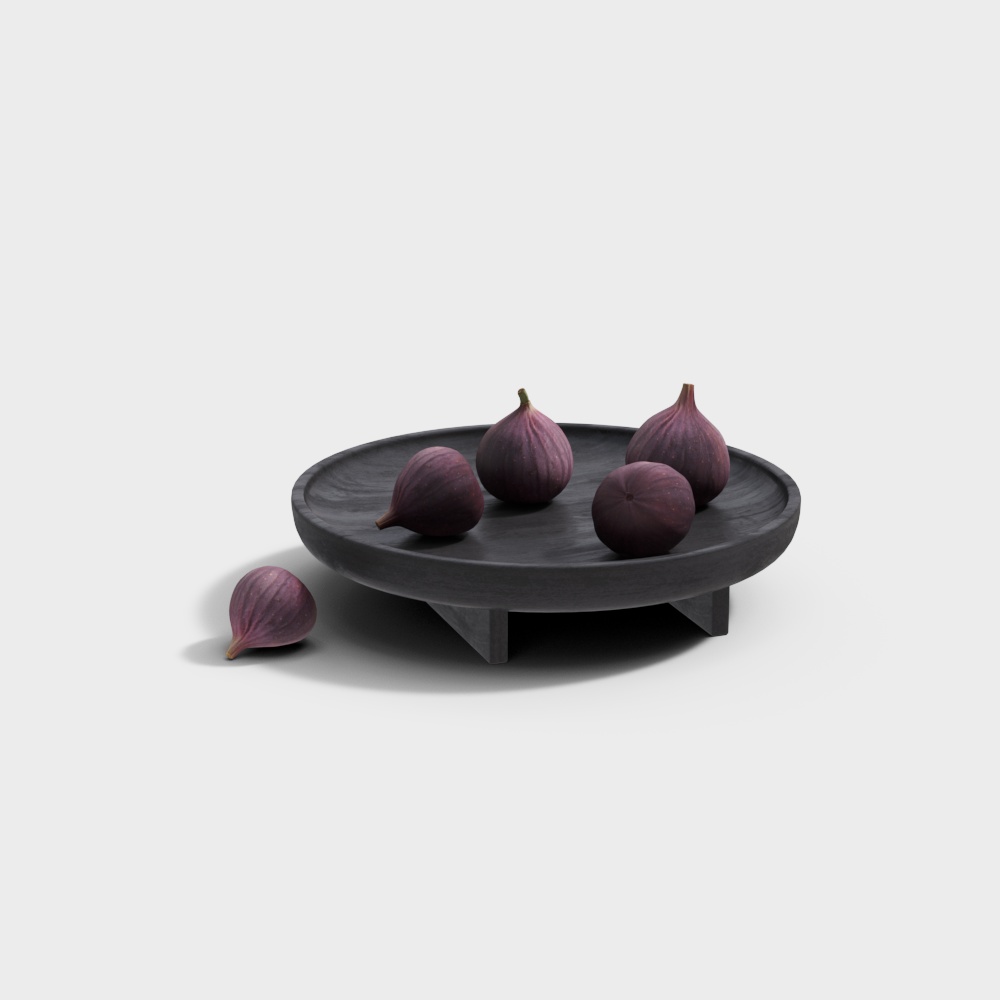 Elegant Fig Display Tray 3D model