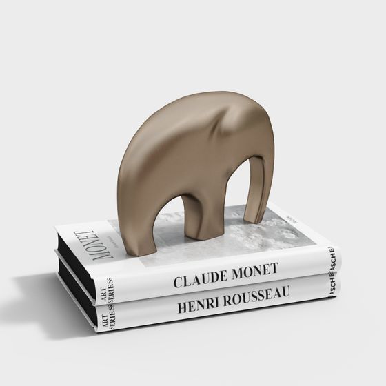 Minimalist Elephant 3D model for Creative Projects