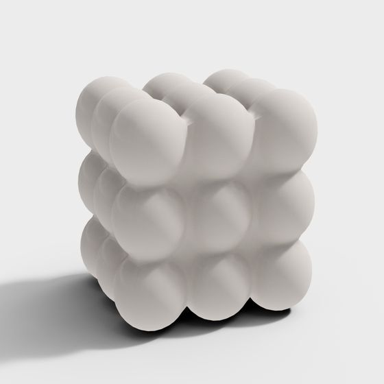 Decorative Item in White