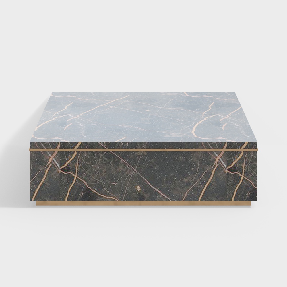 Simple European marble coffee table 529
