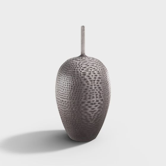 Textured Art Vase 3D model