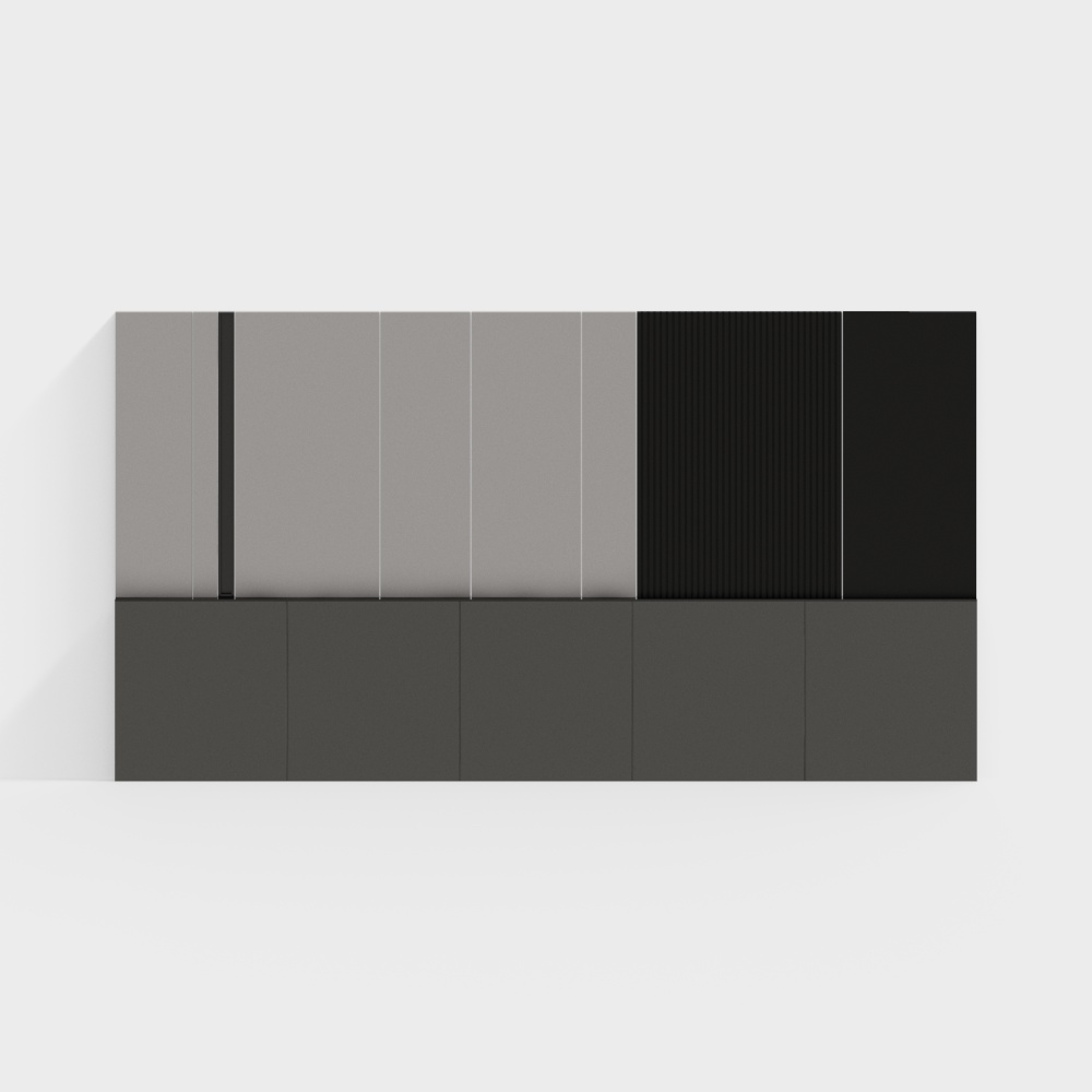 Minimalist Low-Poly 3D Model for Urban Designs