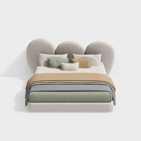 Dreamweaver 3D Bed Model for Modern Home Design