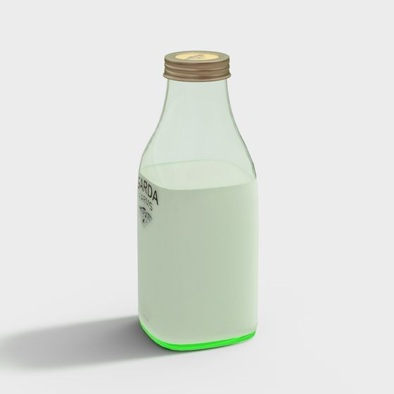 Garda Farms Milk Bottle 3D model