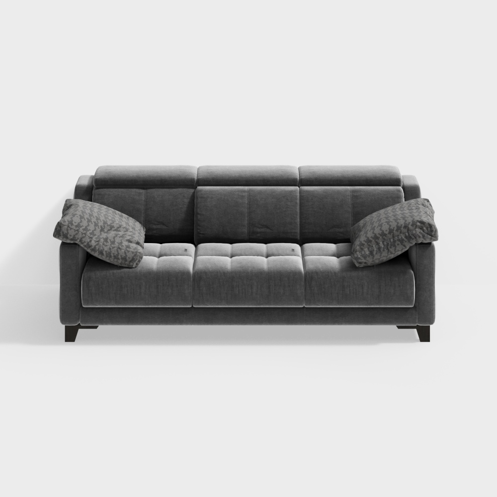 Urban Comfort 3D Model Sofa for Modern Interiors