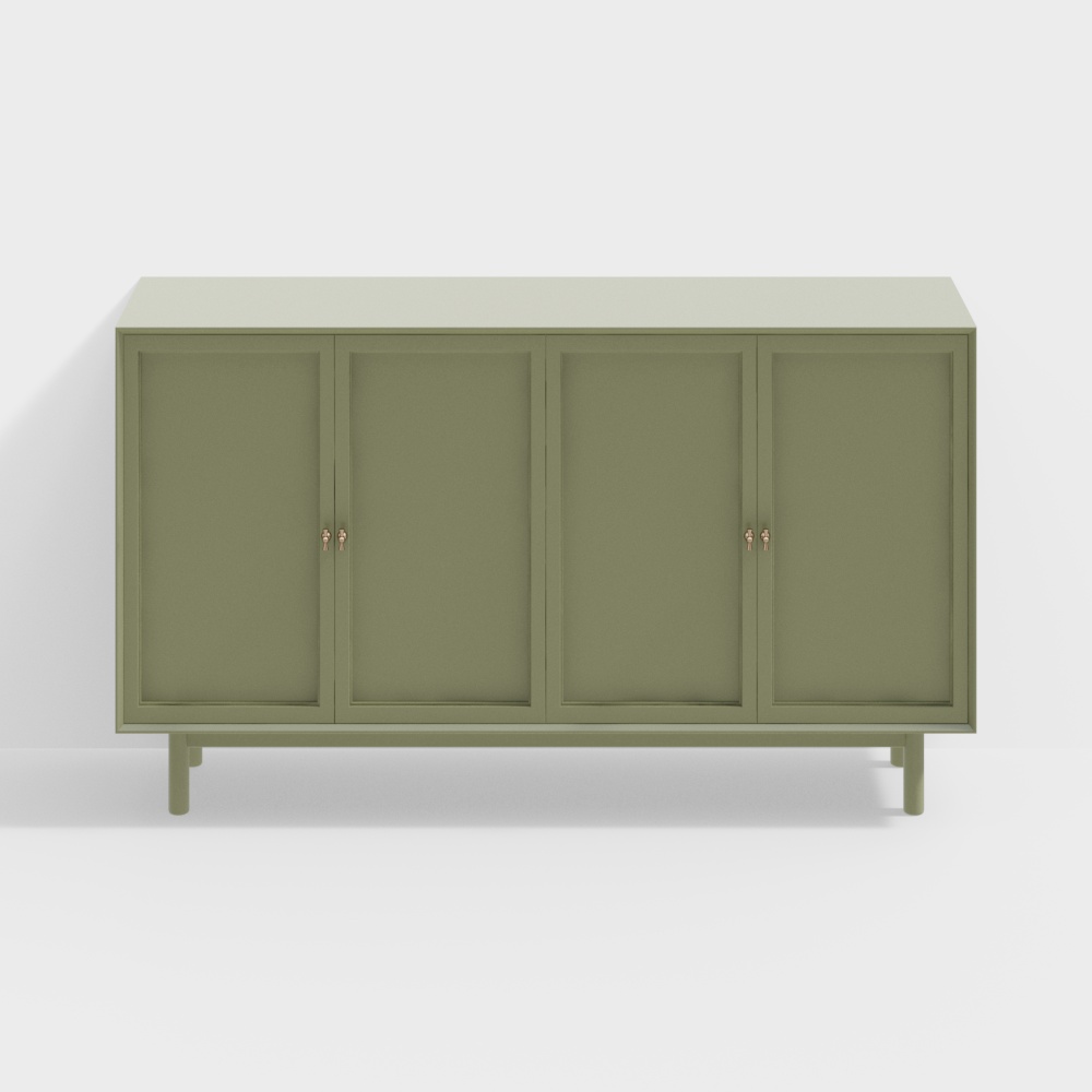 Simple European cream style sideboard 460