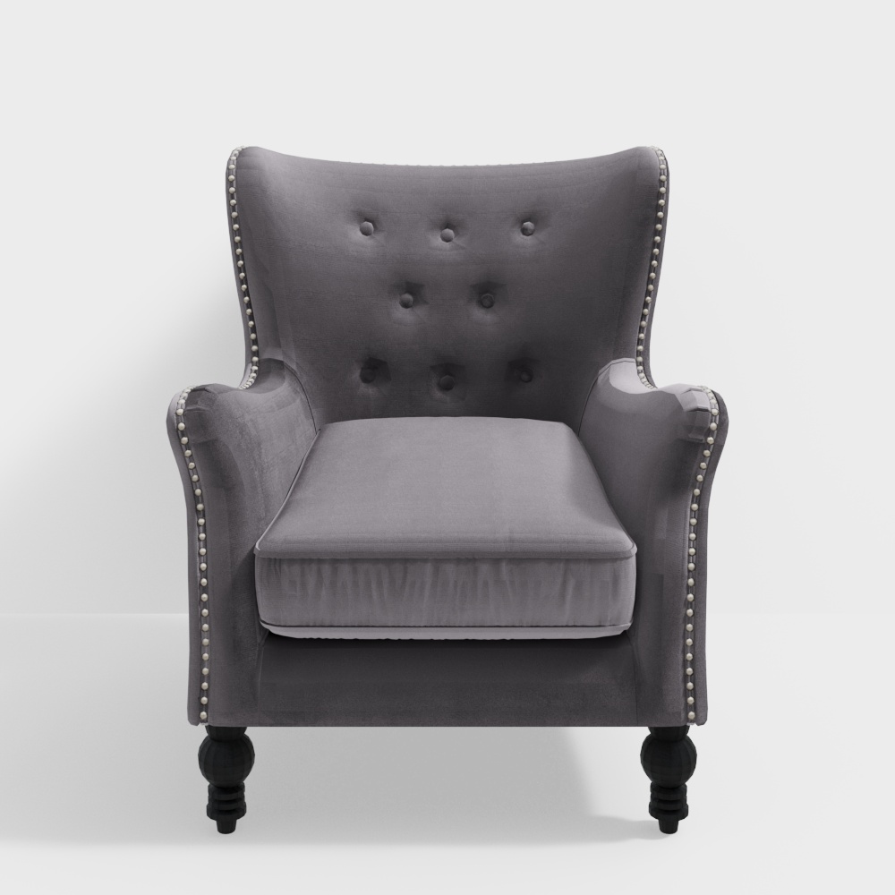 簡約歐式單人沙發 432