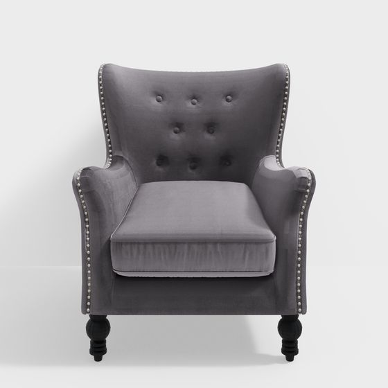 簡約歐式單人沙發 432