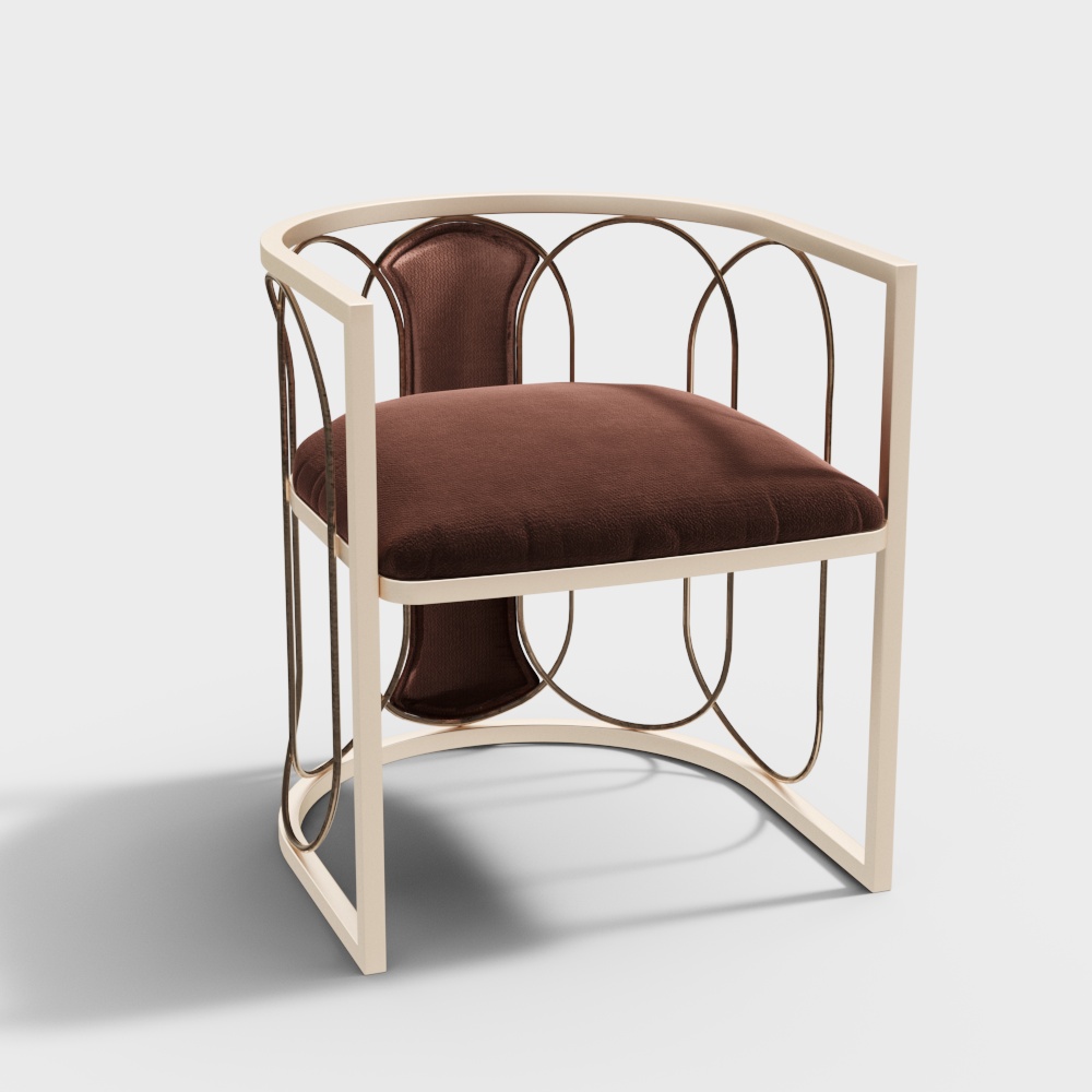 Simple European dining chair 416