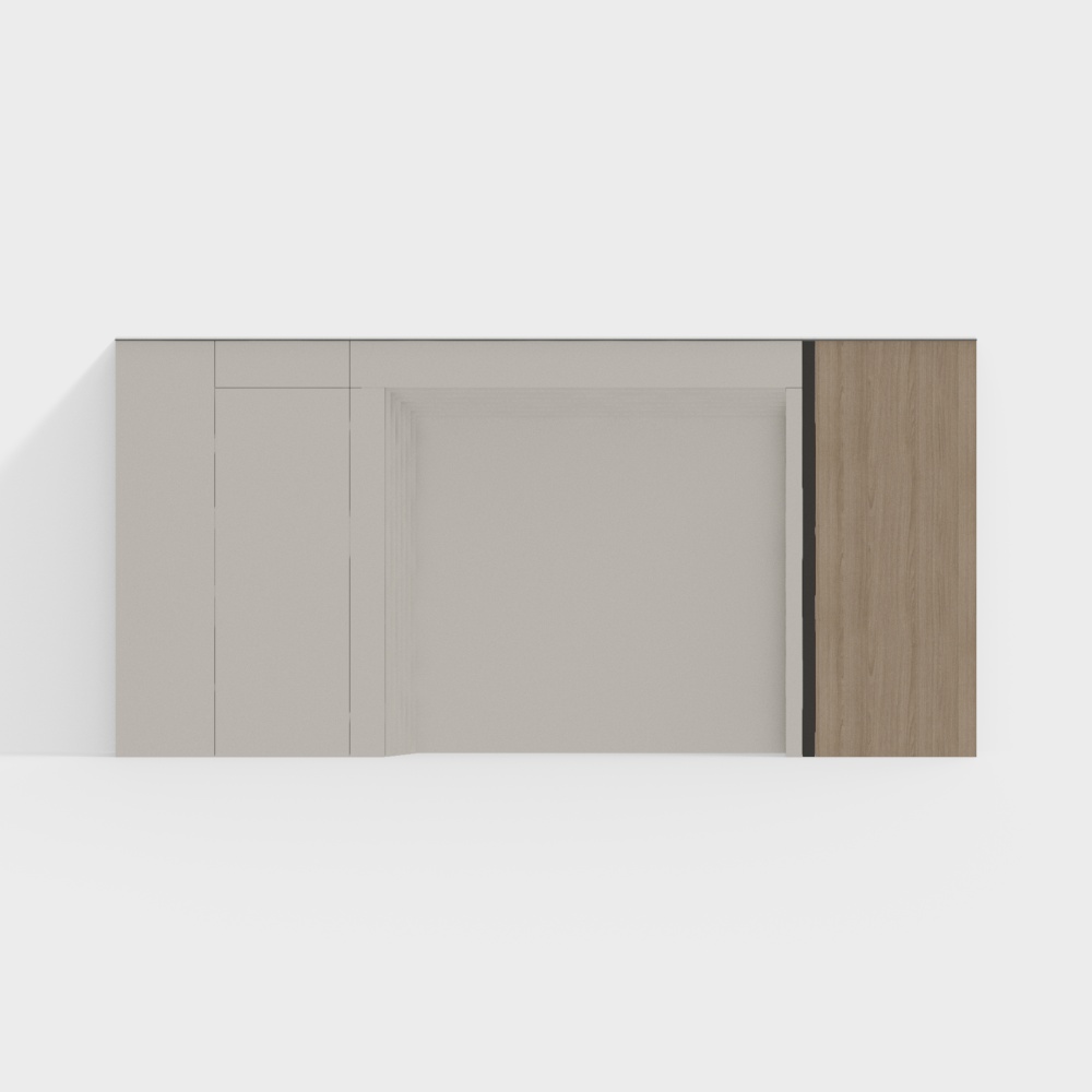 Minimalist Door 3D model