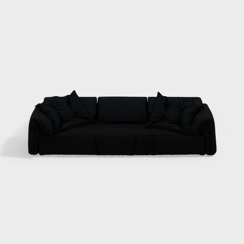 Modern living room multi-person sofa