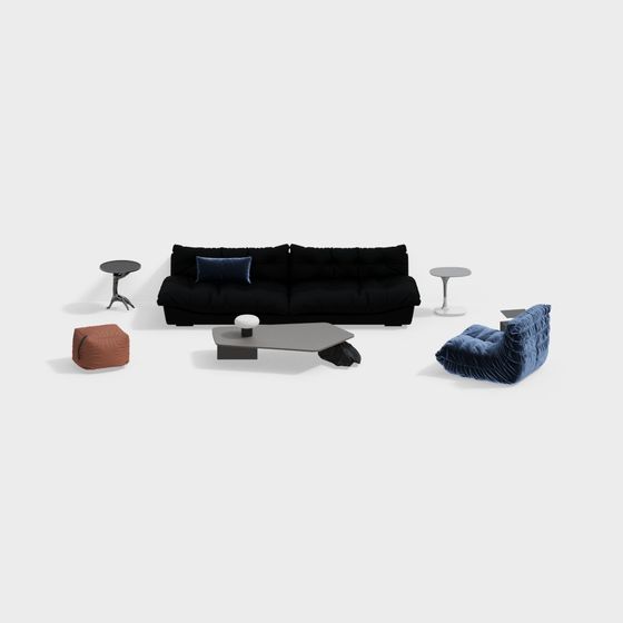 Elegant Minimalist 3D Furniture Set