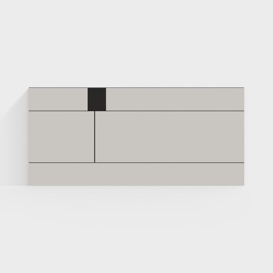 Minimalist Shelf 3D model