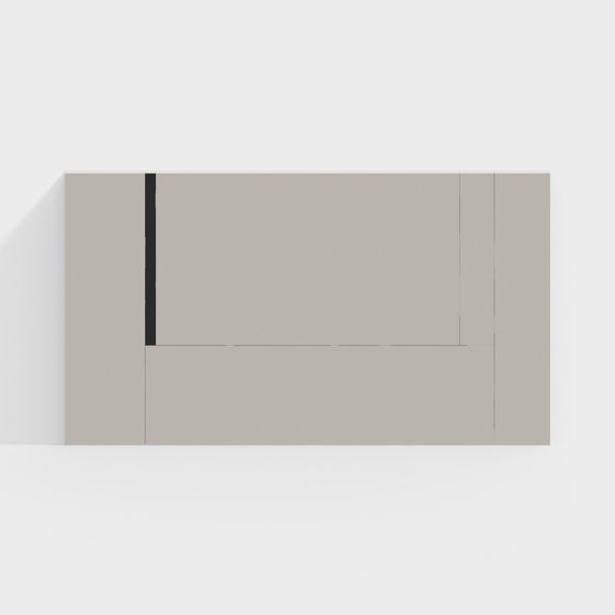 Urban Panel 3D model for Modern Design