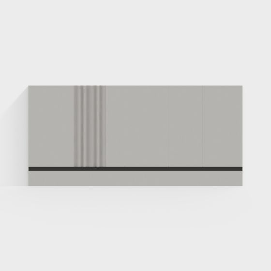 Urban Panel 3D model for Modern Design