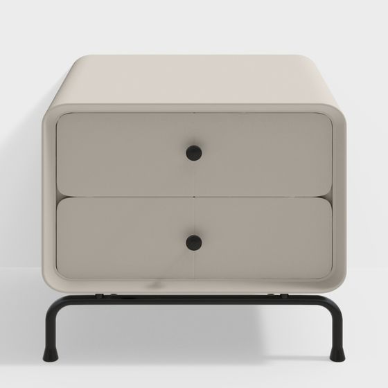 モダンベッドルームベッドサイドテーブル