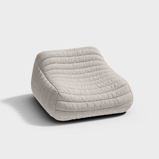 현대 베이지 빈백 소파