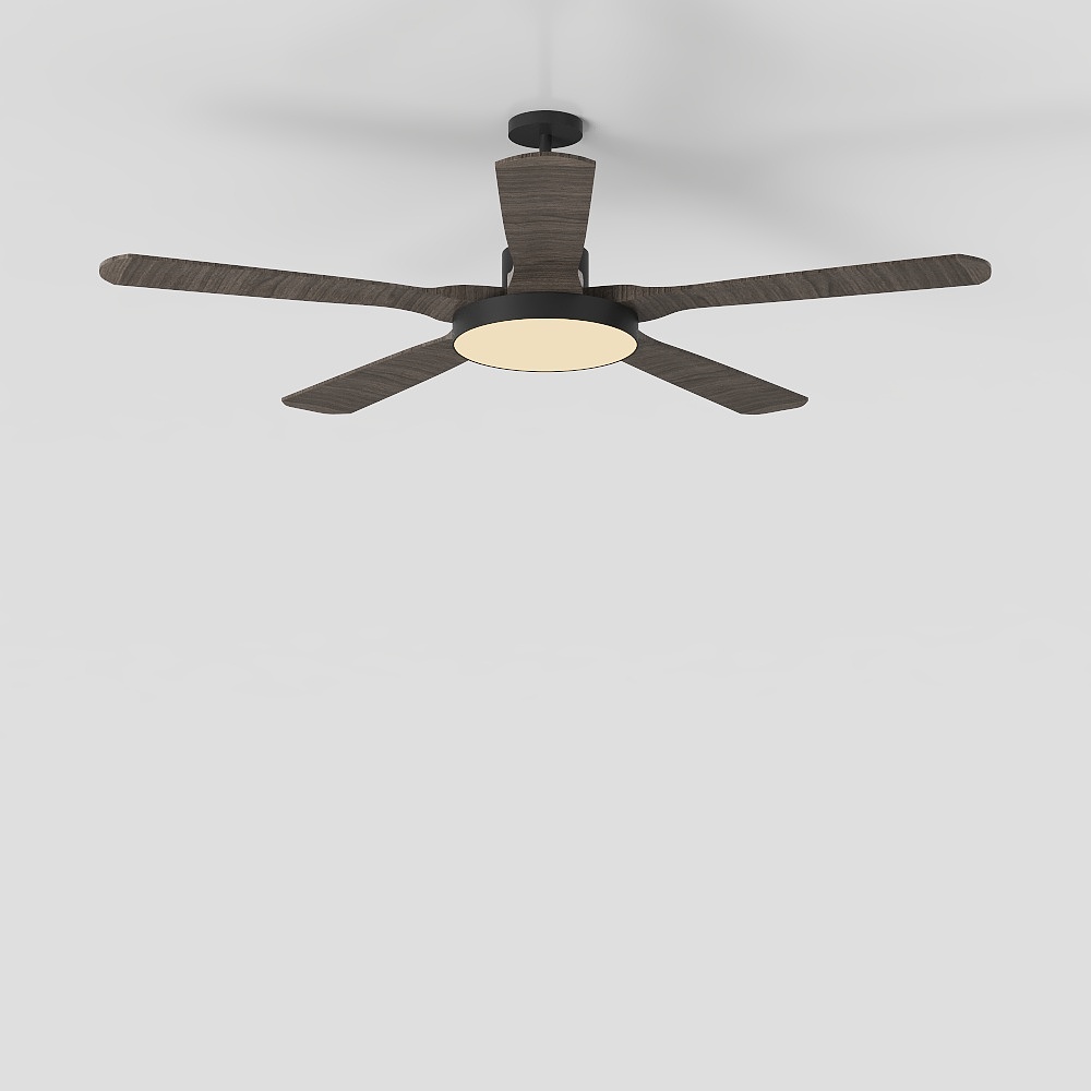 Modern living room fan chandelier