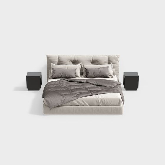 Urban Bedroom Suite 3D model