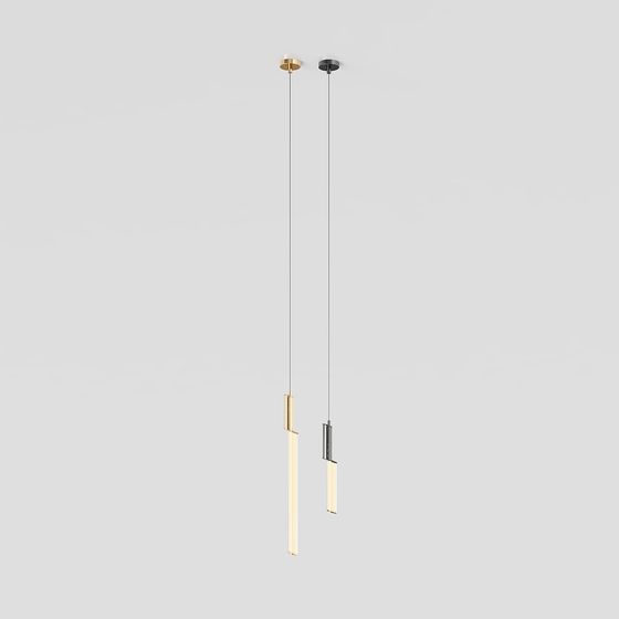 Modern Minimalist Chandelier 3D Model