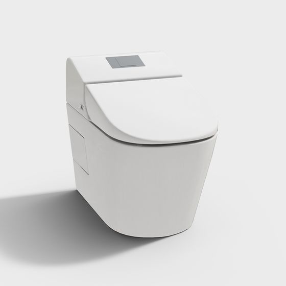 Futuristic Smart Toilet 3D model