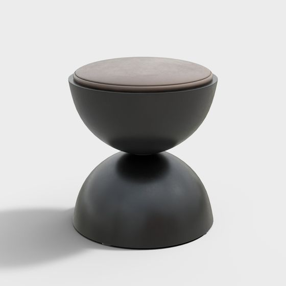 Chair 3D Model in Black