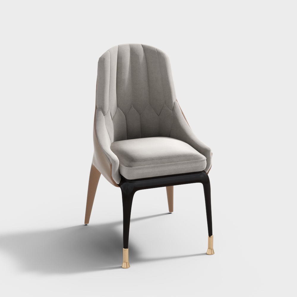 Простой европейский обеденный стул