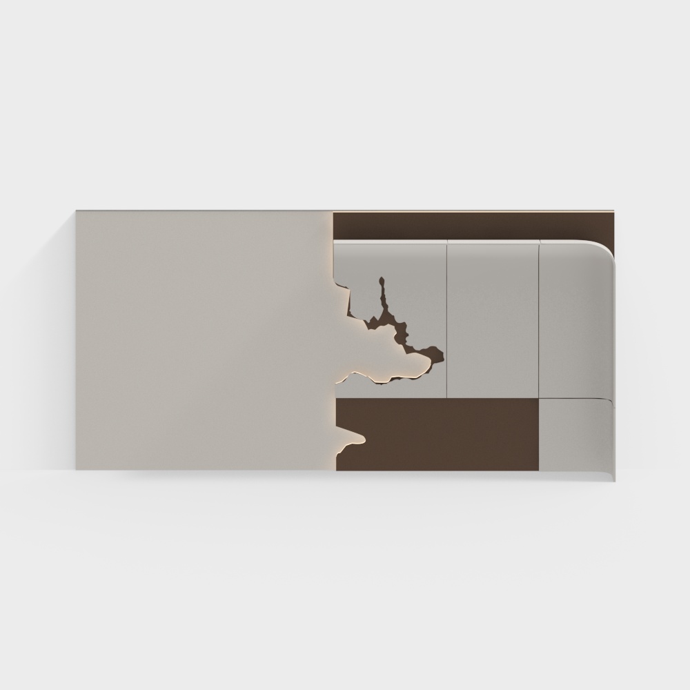 Modern background wall