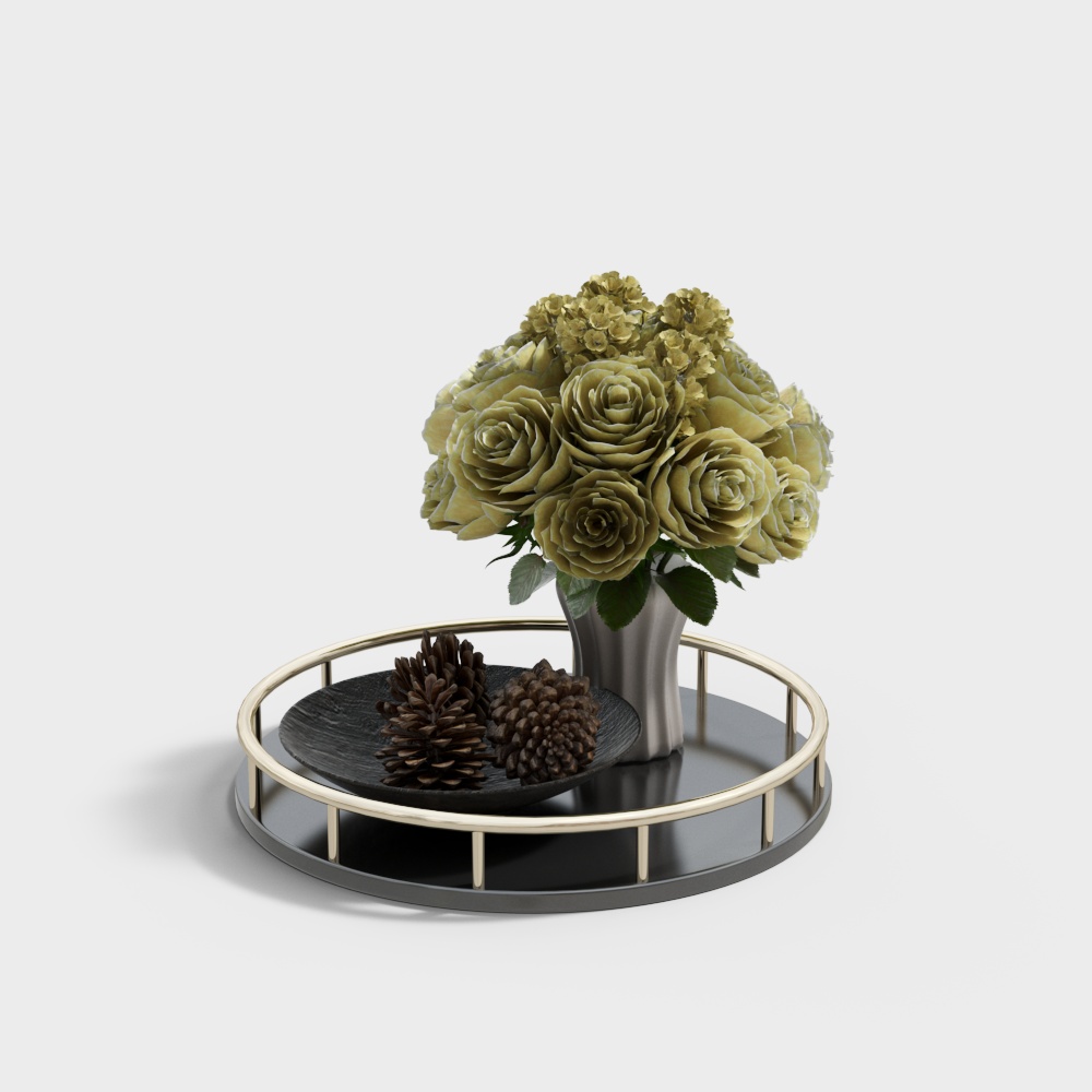 Simulated flower ornaments 570