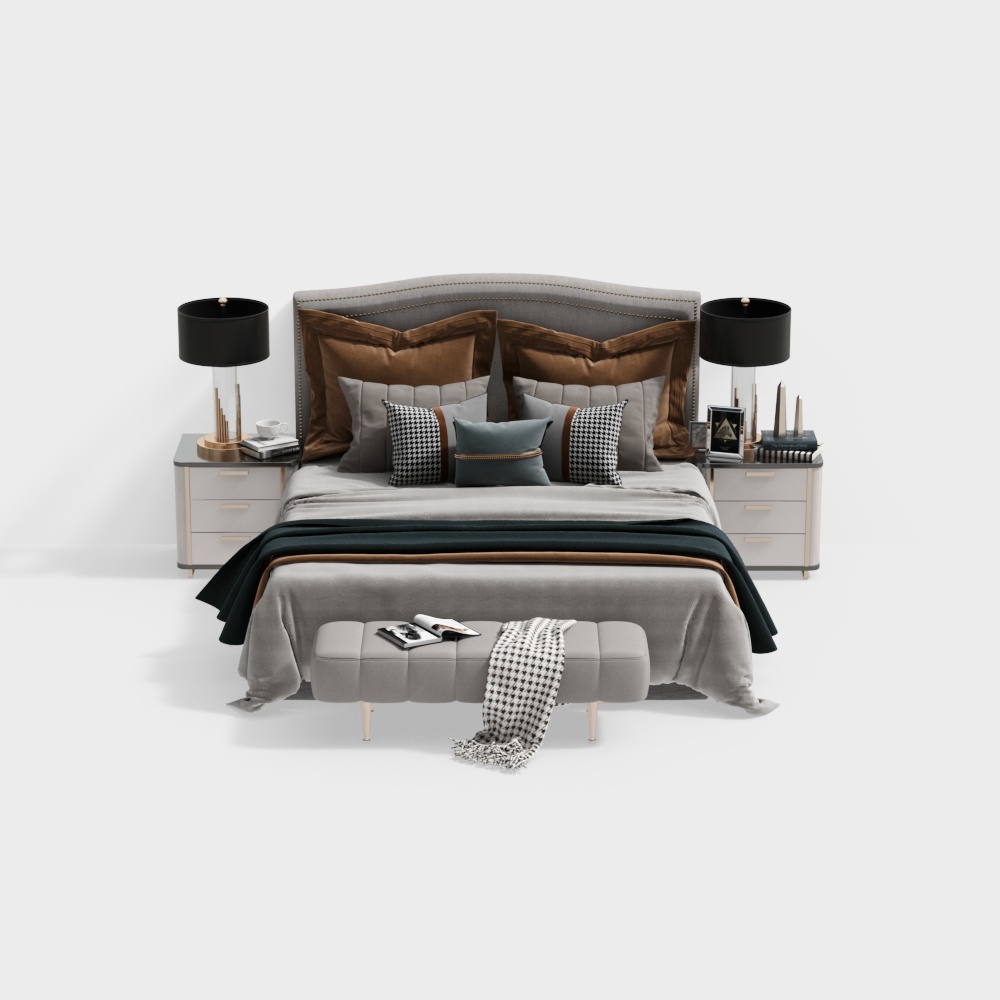 Combinación de cama doble de Jianou 558