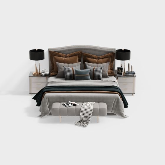 Combinación de cama doble de Jianou 558