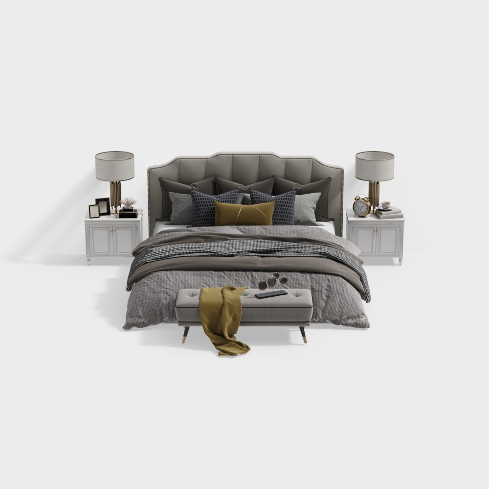 Jianou double bed combination 562