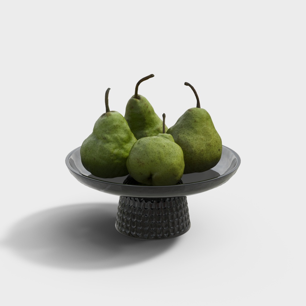 Stylish Pear Bowl 3D model
