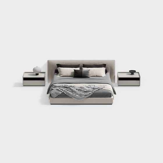 Urban Bedroom Suite 3D model