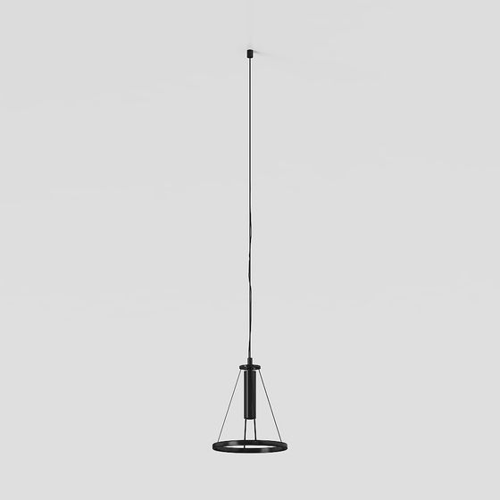 Elegant Hanging Light 3D model for Modern Interiors