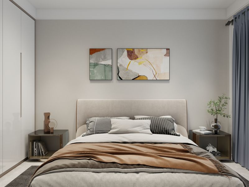 Modern Comfort: A Stylish and Cozy Bedroom Design