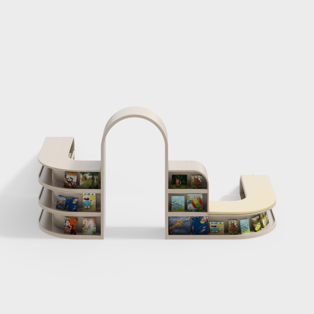 Arcadia Bookshelf 3D model