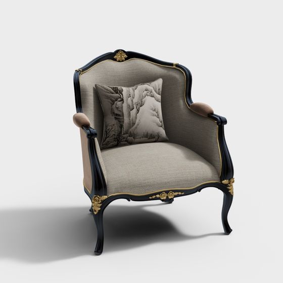 Regal Armchair 3D model