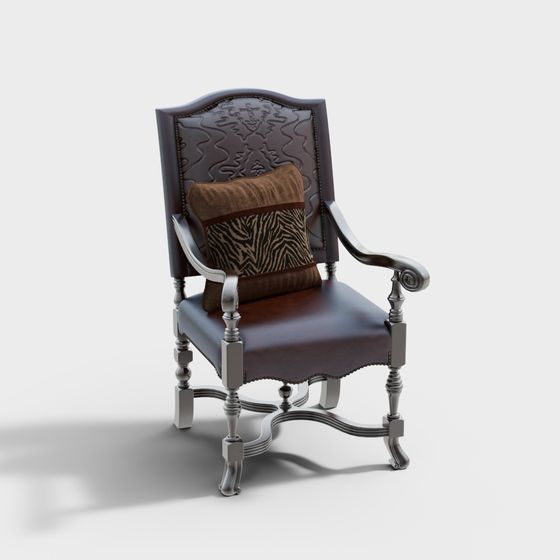 Vintage Elegance Chair 3D model