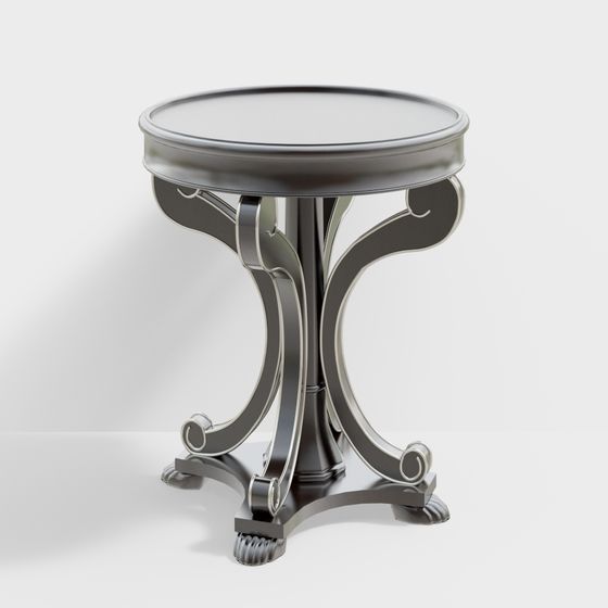 Elegant Round Table 3D model for Modern Design