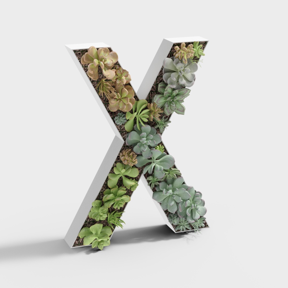 Lush Greenery X 3D model