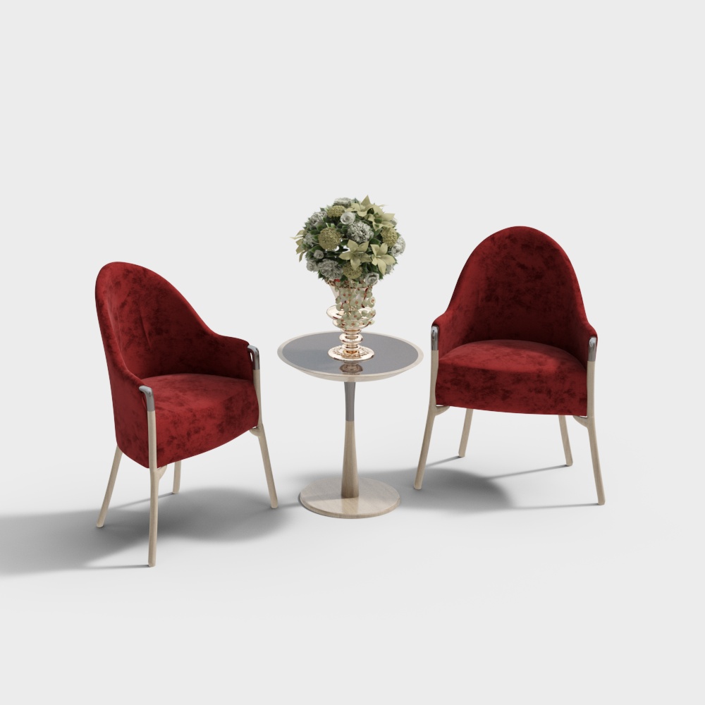 アメリカンシンプルレジャーテーブルと椅子の組み合わせ