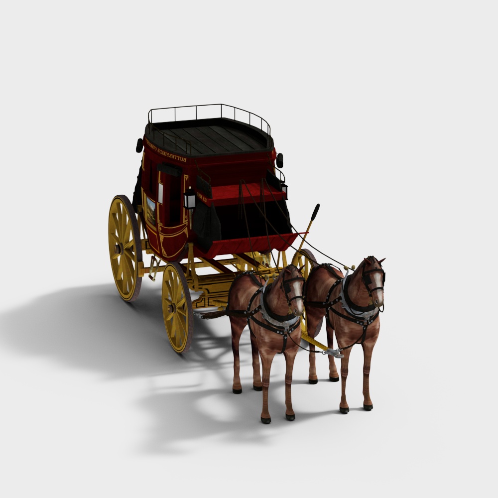 carriage ornaments