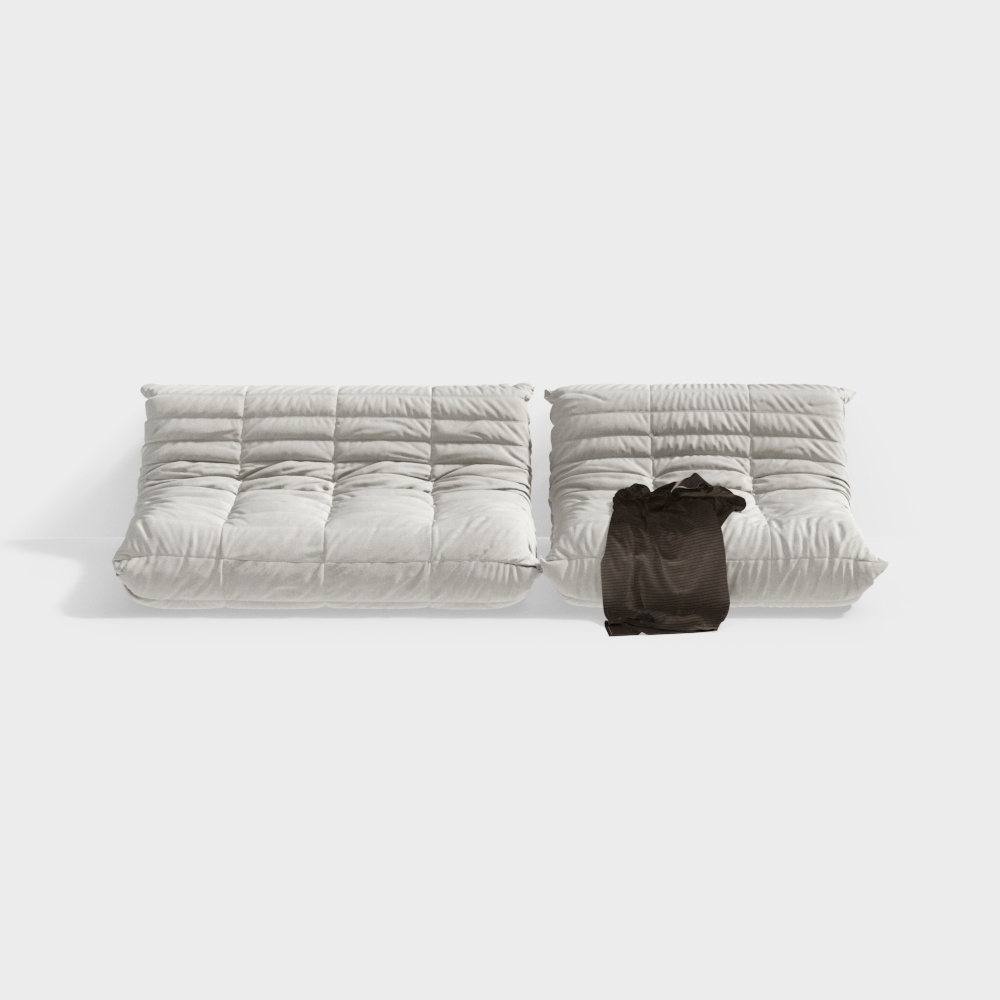 Modern off-white multi-person sofa