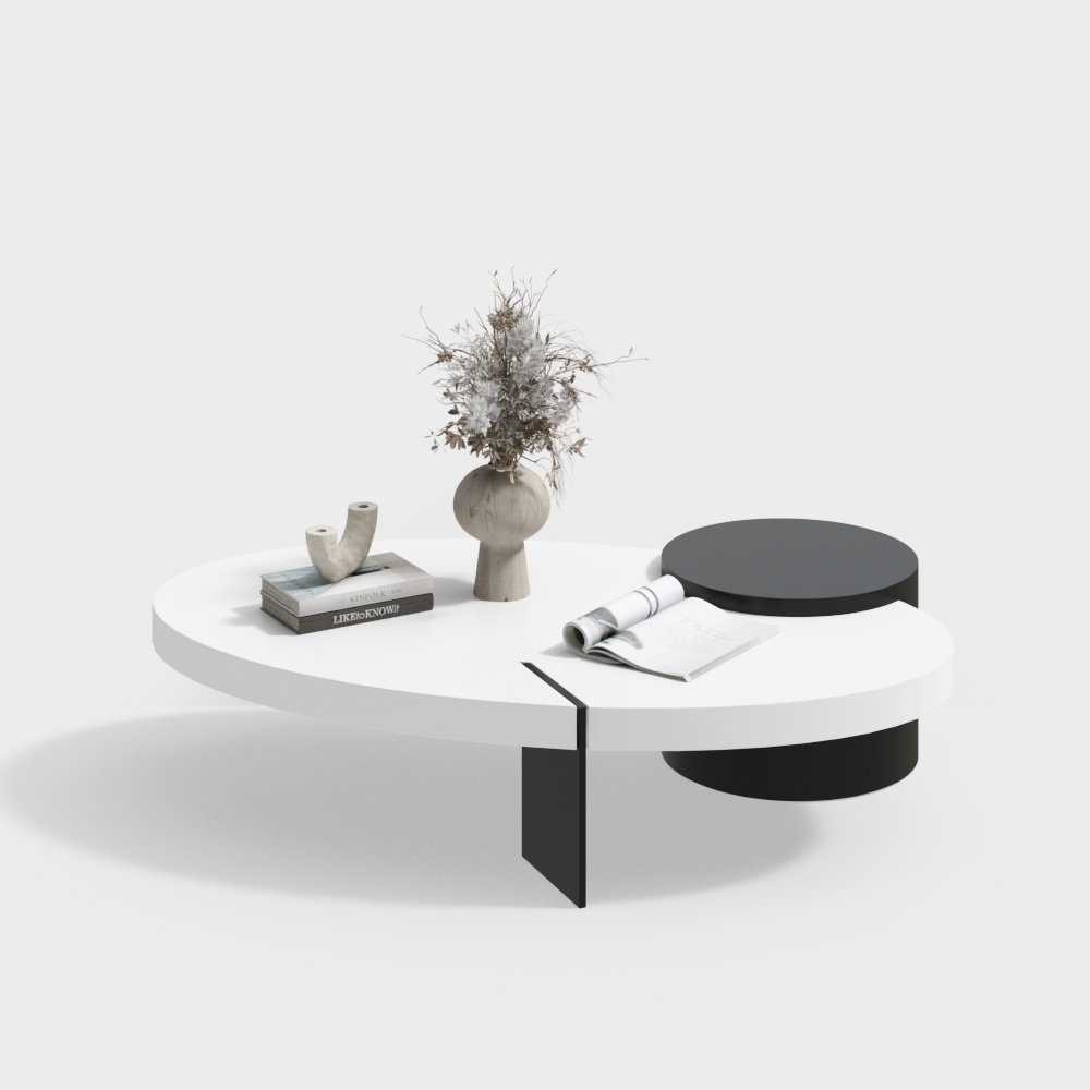 Mesa lateral/mesa de centro moderna para sala de estar