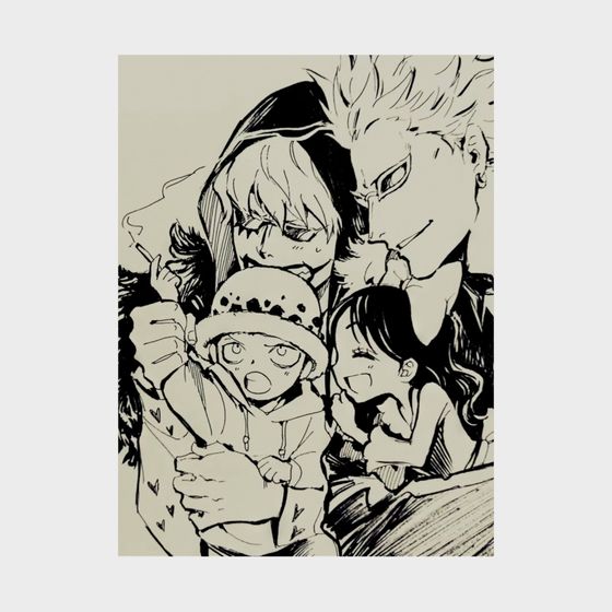 Family Embrace Low Poly 3D Model