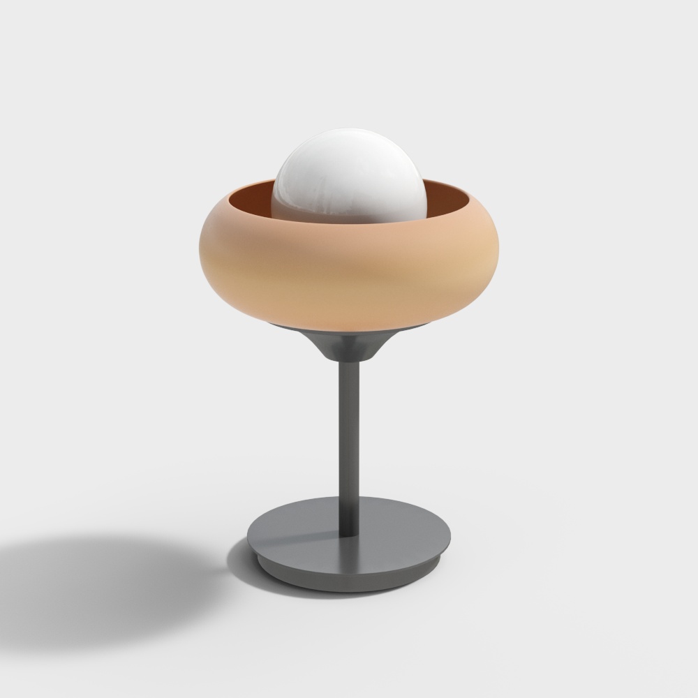 Floating Cup 3D Model – Modern Low-Poly Design