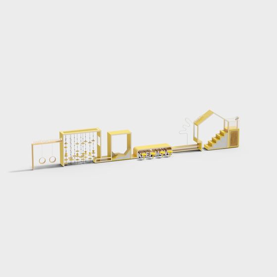 Playground Paradise 3D model for Kids